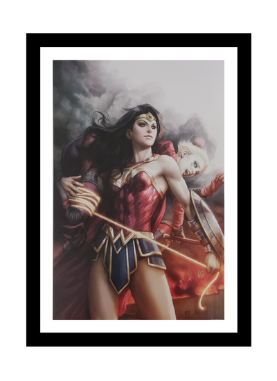 Wonder Woman Captures Harley Quinn